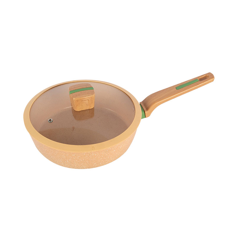 Light Brown Durable Construction Forged Cookware Sets