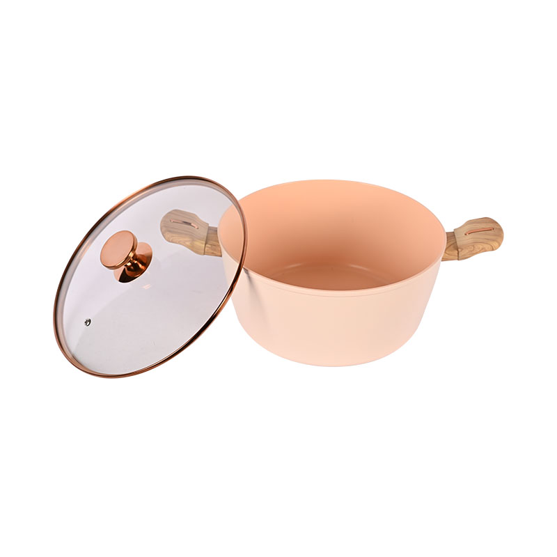 Telamon Beige Cookware Set with Golden Edge Accessories