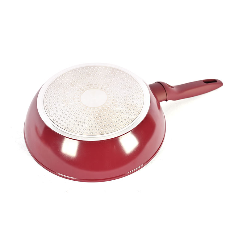 Telamon Burgundy Cookware Set with Golden Edge Accessories