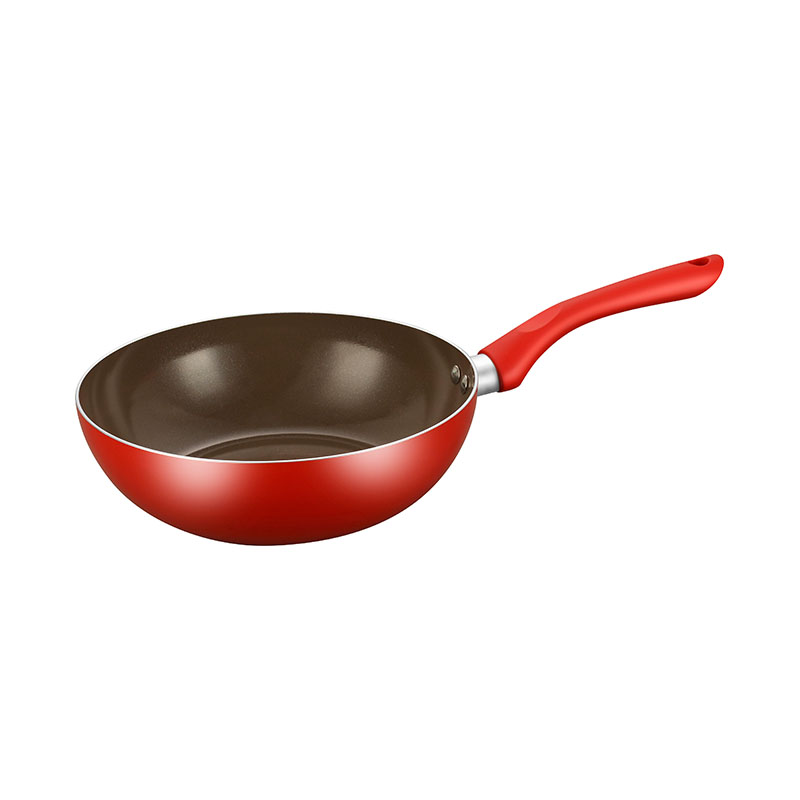 Red Set Pot Pressed Cookware with Glass Lids
