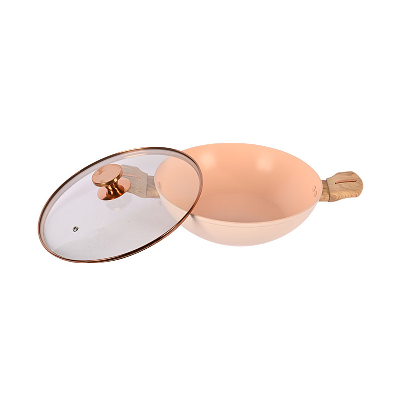 Telamon Beige Cookware Set with Golden Edge Accessories