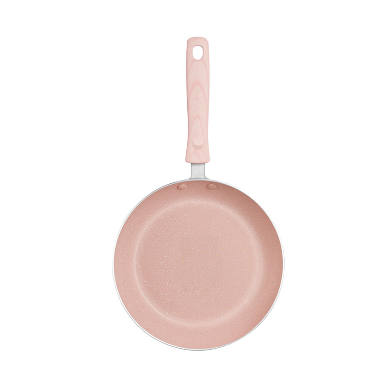 White Round Cooking Pans Pressed Cookware