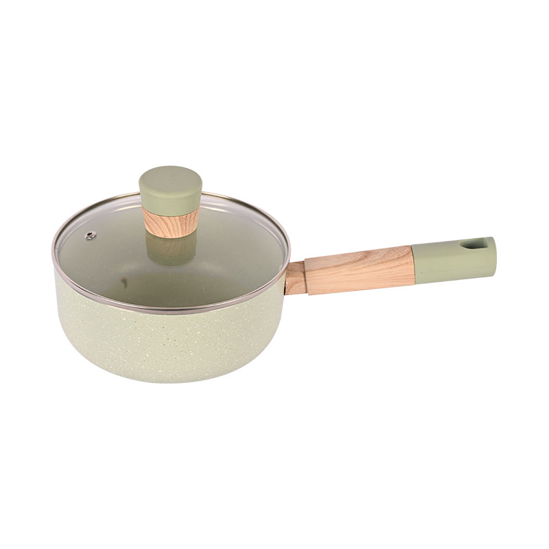 Telamon New Arrival Jade Marble Pressed Cookware Set
