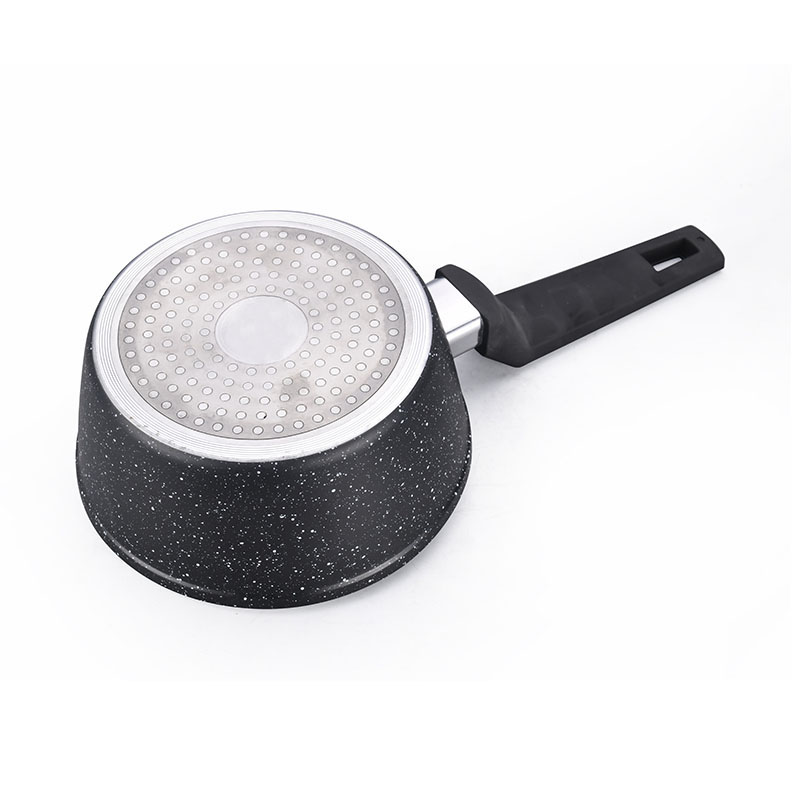 Black Fashion Fireproof Non Stick Pan Set Forged Cookware
