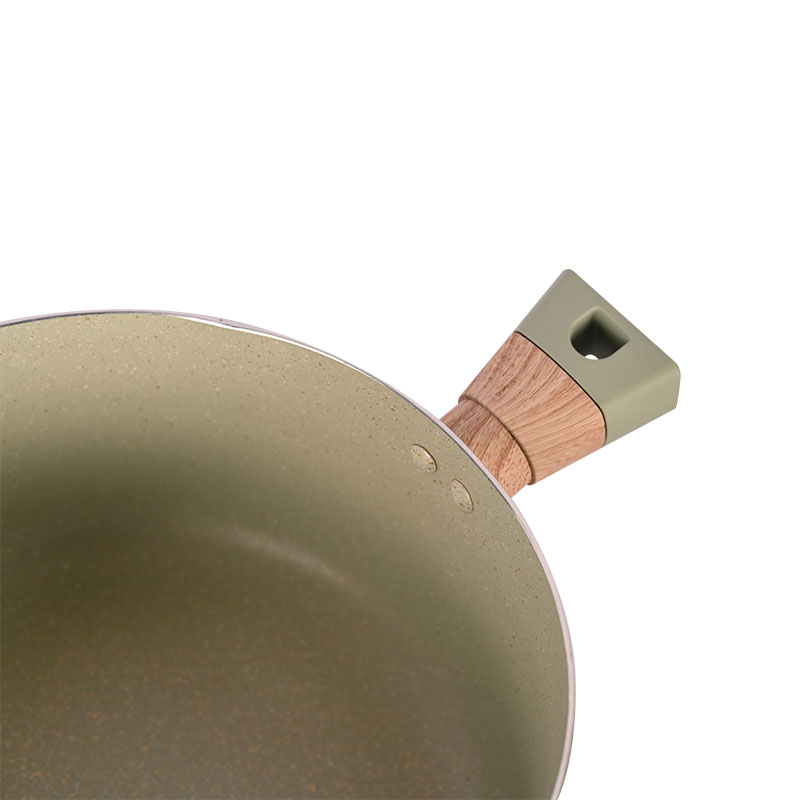 Telamon New Arrival Jade Marble Pressed Cookware Set