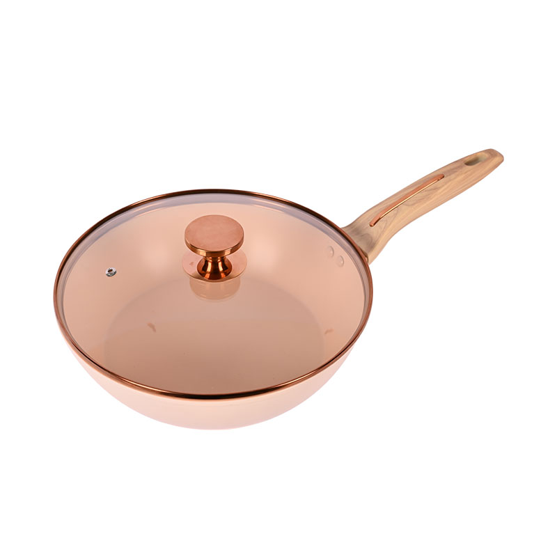 Telamon Beige Cookware Set with Golden Edge Accessories