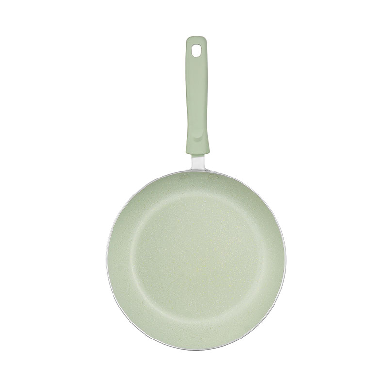 White Round Cooking Pans Pressed Cookware