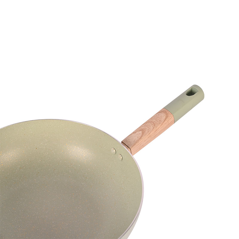 Telamon New Arrival Jade Marble Pressed Cookware Set