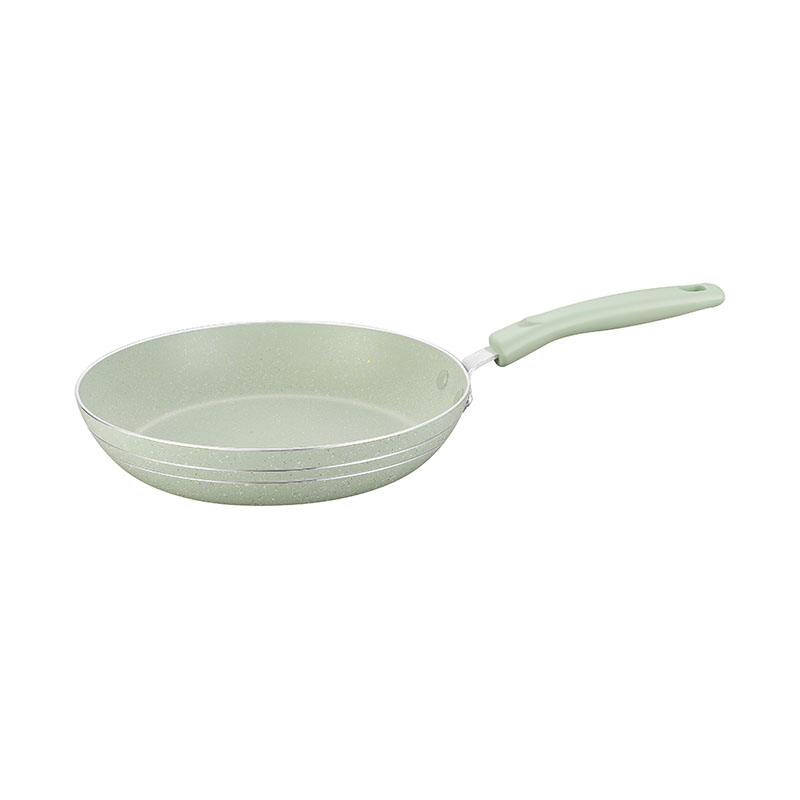 White Round Cooking Pans Pressed Cookware