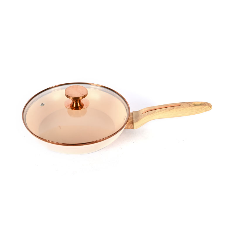 Telamon Beige Cookware Set with Golden Edge Accessories