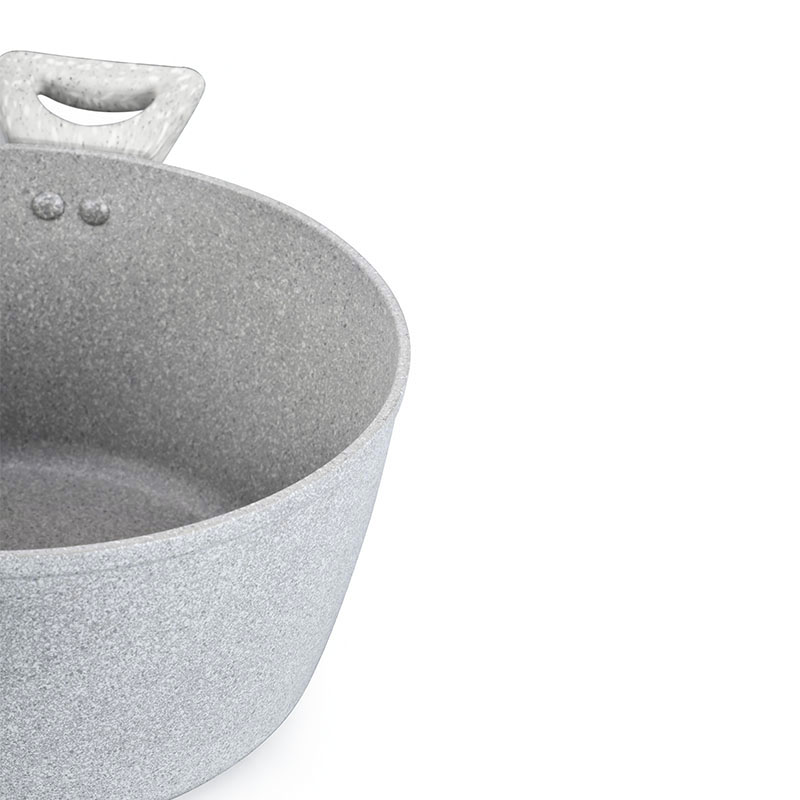 Telamon White Granite Forged Cookware Set