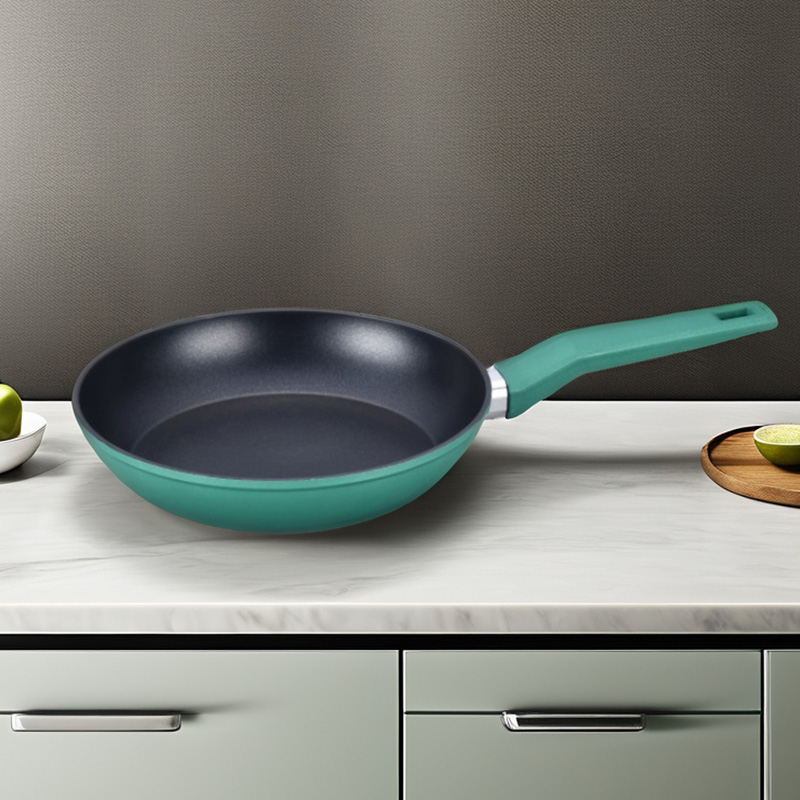 Telamon Agate Green 3-Pieces Forged Fring Pan Set