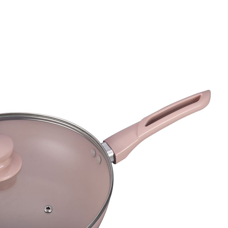 Telamon Pink Ceramic Coating Cookware Set