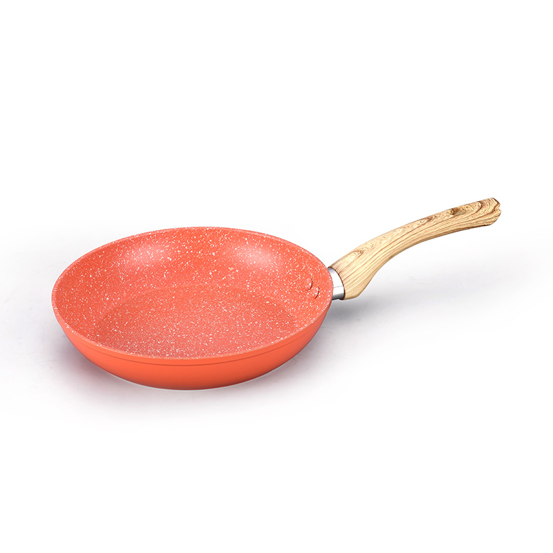 Telamon Tangerine Marble Coating Cookware Set