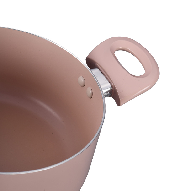 Telamon Pink Ceramic Coating Cookware Set