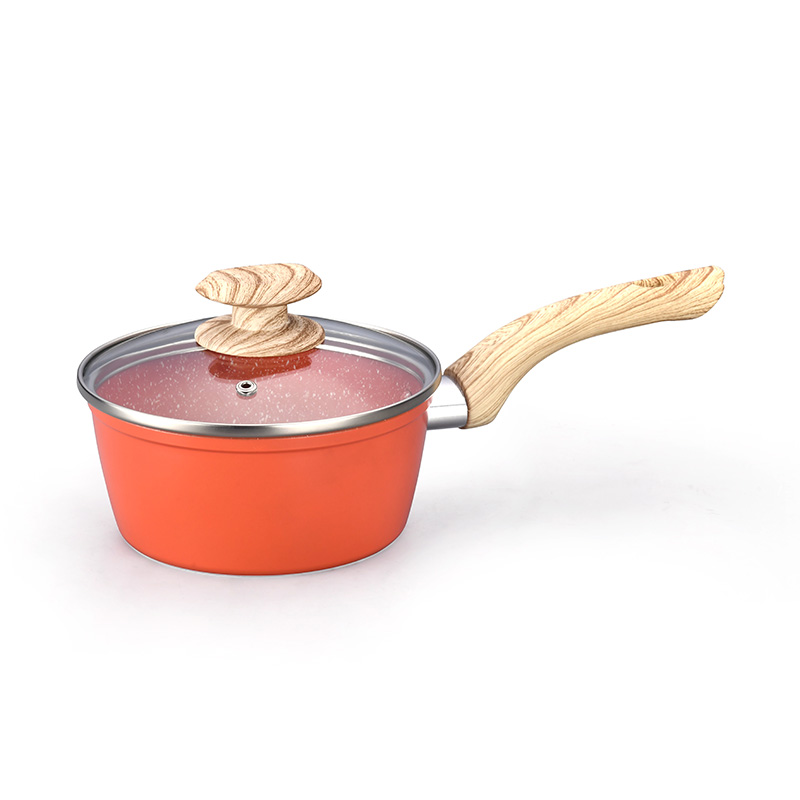 Telamon Tangerine Marble Coating Cookware Set