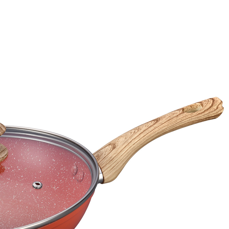 Telamon Tangerine Marble Coating Cookware Set