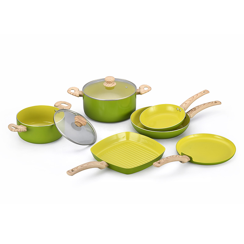 Telamon New Olive-Green Non-stick Cookware Set