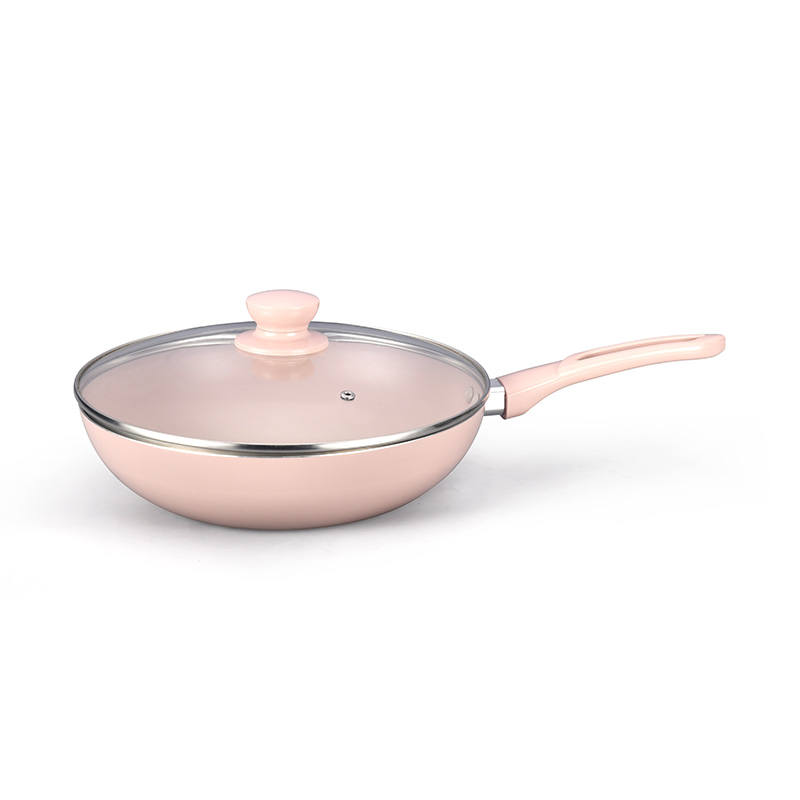Telamon Pink Ceramic Coating Cookware Set
