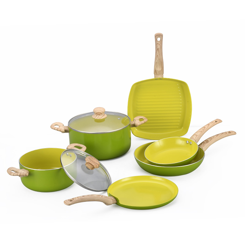 Telamon New Olive-Green Non-stick Cookware Set