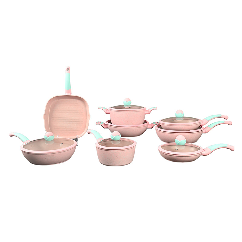 Telamon Floral Series Forged Cookware Set