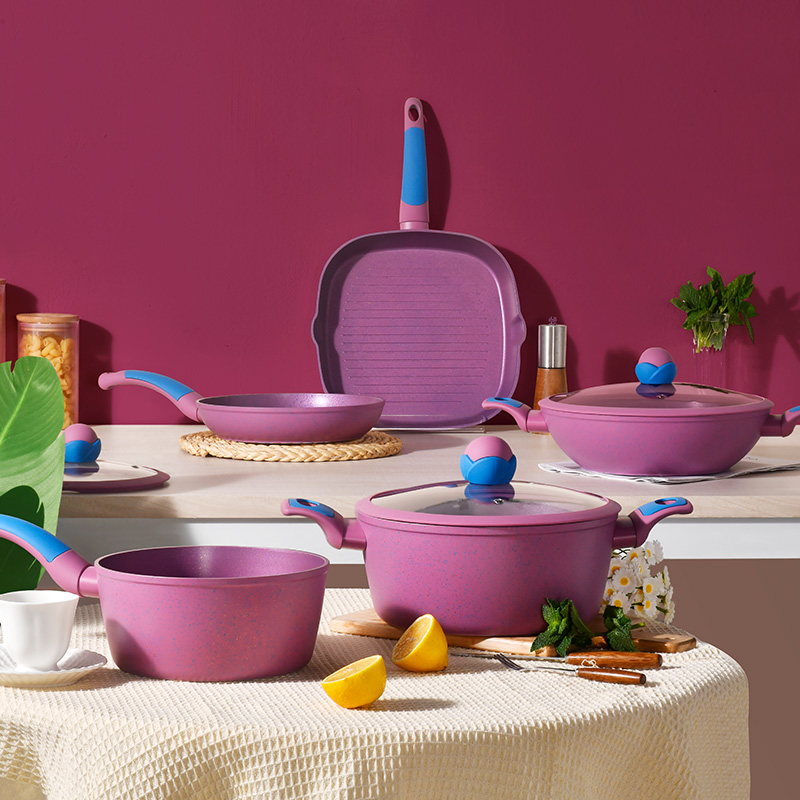 Telamon Floral Series Forged Cookware Set