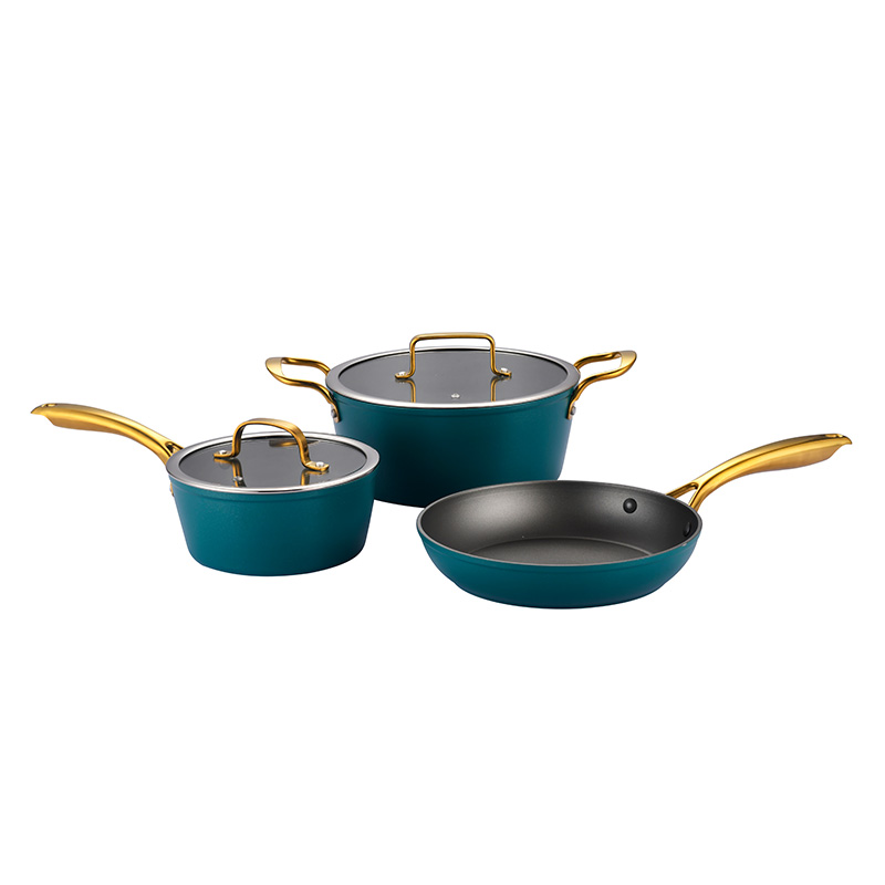 Telamon Premium Stainless Steel Handle Collection Forged Cookware Set